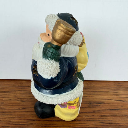 Vintage kerstman voor waxinelichtje