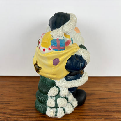 Vintage kerstman voor waxinelichtje