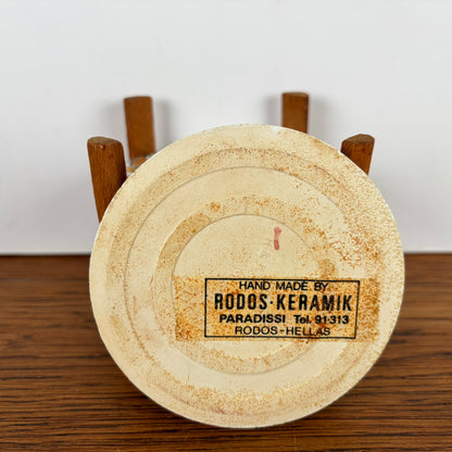 Vintage keramieken onderzetters