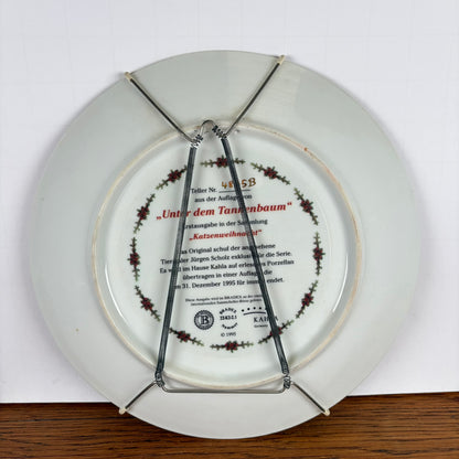 Wandbord kittens kerst 2