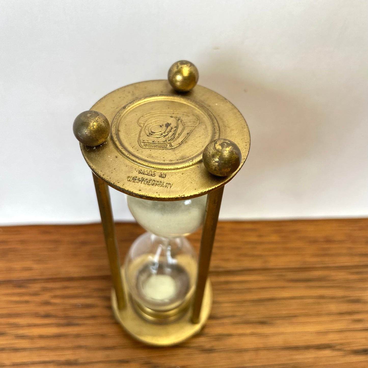 Vintage messing zandloper
