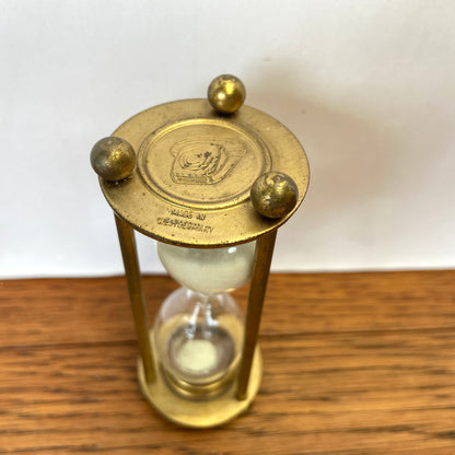 Vintage messing zandloper