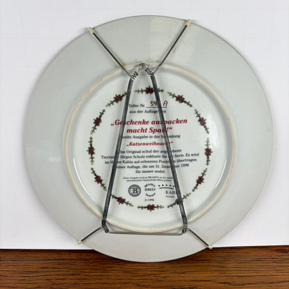 Wandbord kittens kerst 1