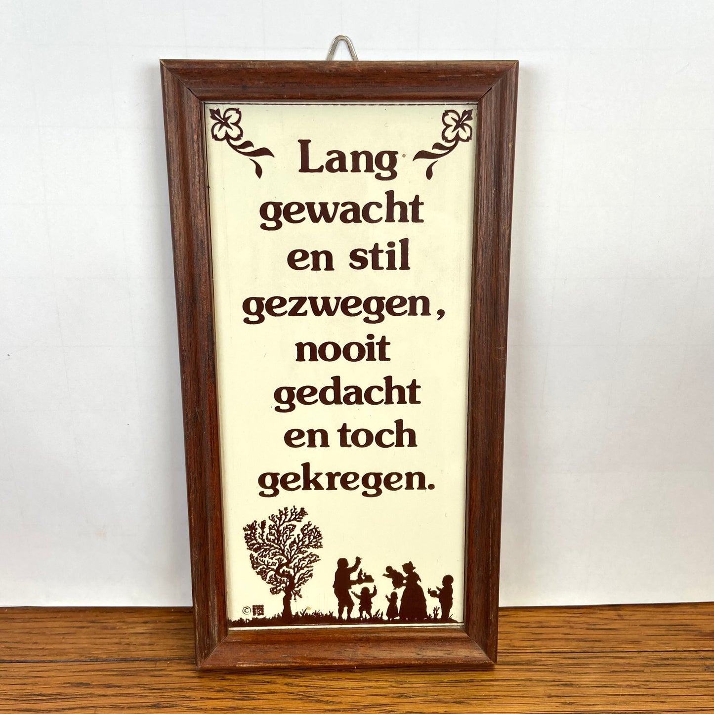 Vintage tegeltje