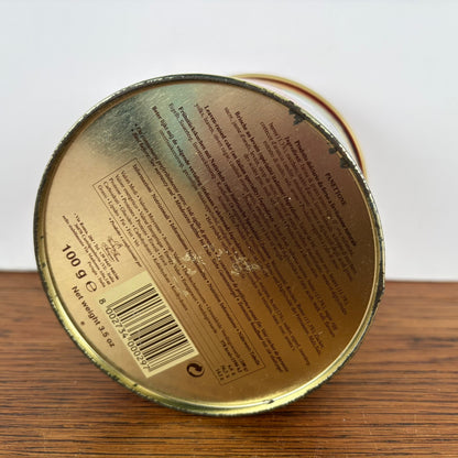 Rood kerst blikje Panetone