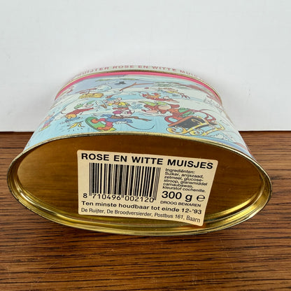 Vintage kerst -  winter blikje de Ruijter