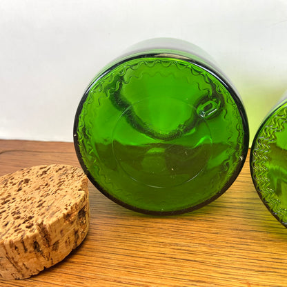 Vintage groene apothekers potten