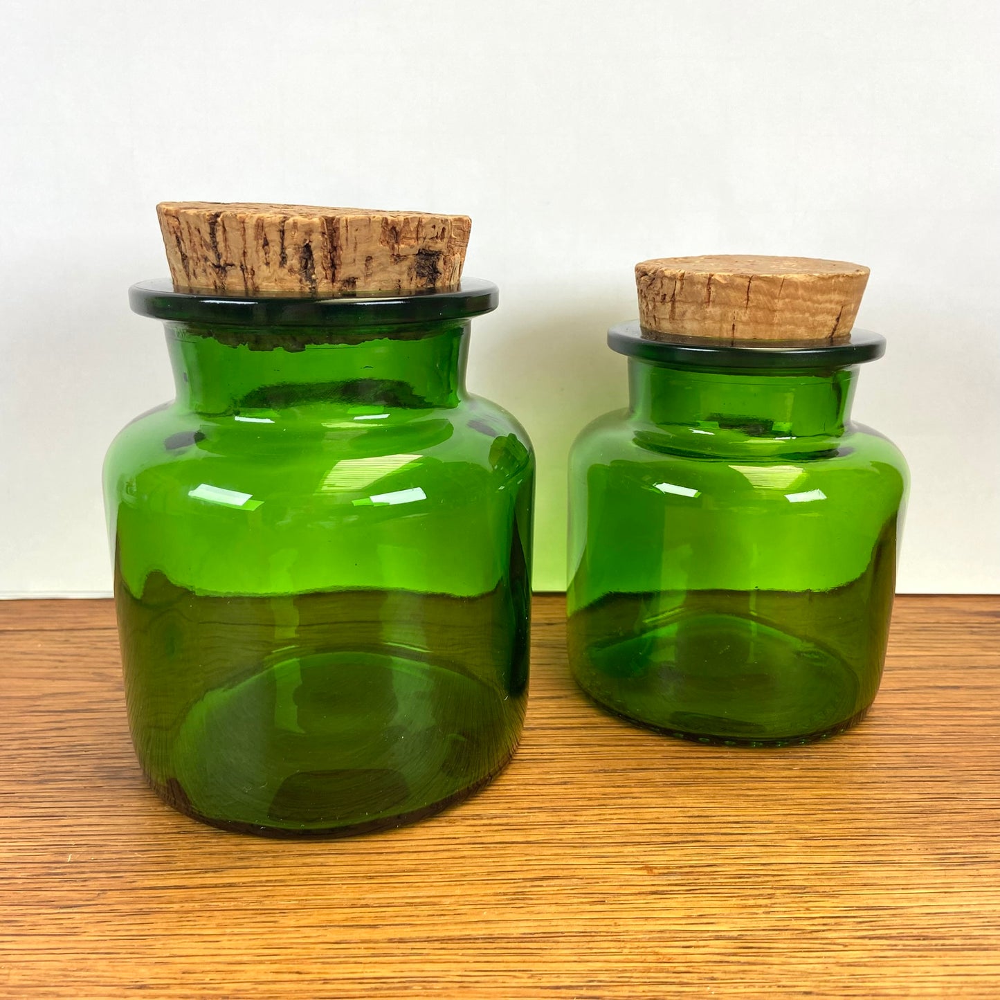Vintage groene apothekers potten