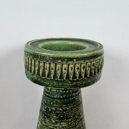 Vintage groene hoge kandelaar