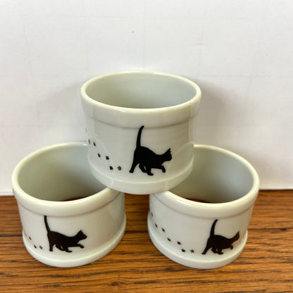 Vintage servetringen katten