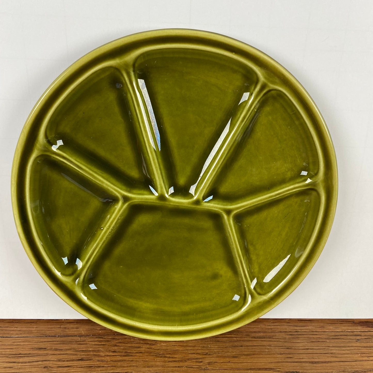 Vintage gourmet bord groen