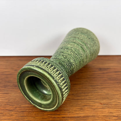 Vintage groene hoge kandelaar