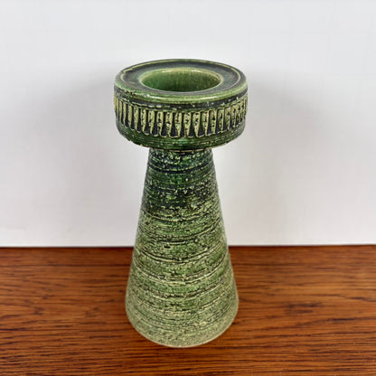 Vintage groene hoge kandelaar