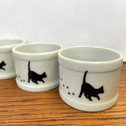Vintage servetringen katten