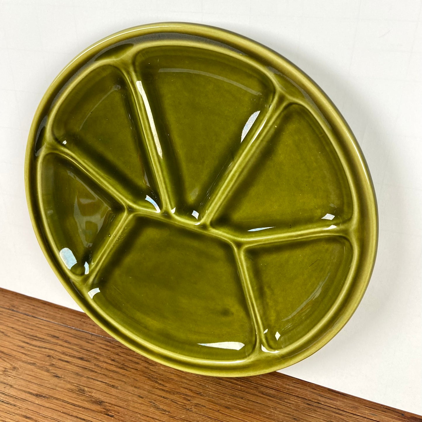 Vintage gourmet bord groen