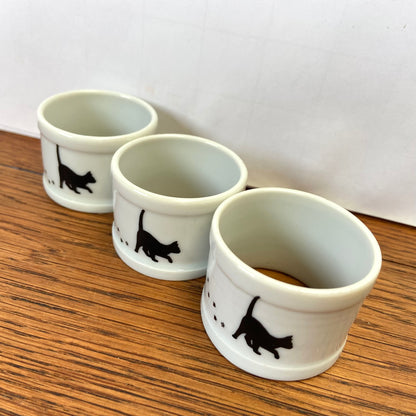 Vintage servetringen katten