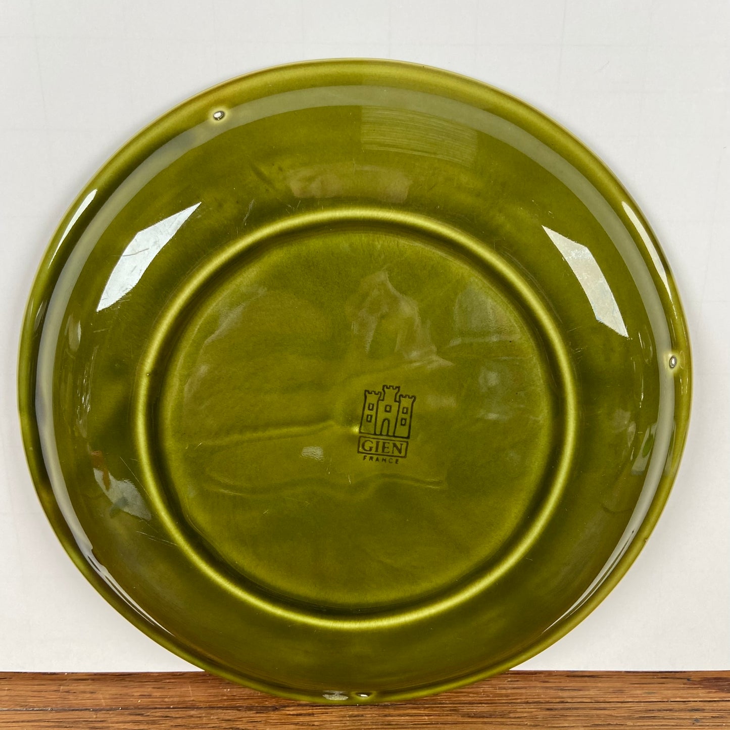 Vintage gourmet bord groen