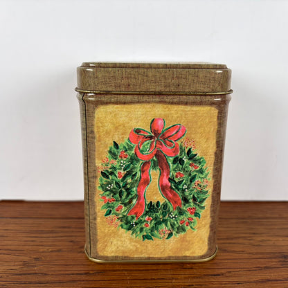 Vintage kerst blikje