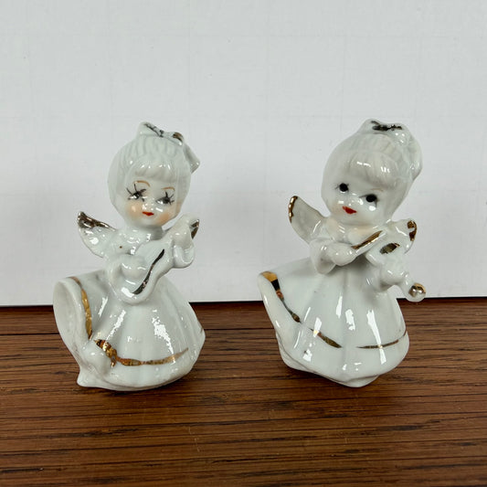 2 vintage engeltjes muziek