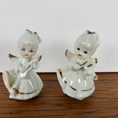 2 vintage engeltjes muziek