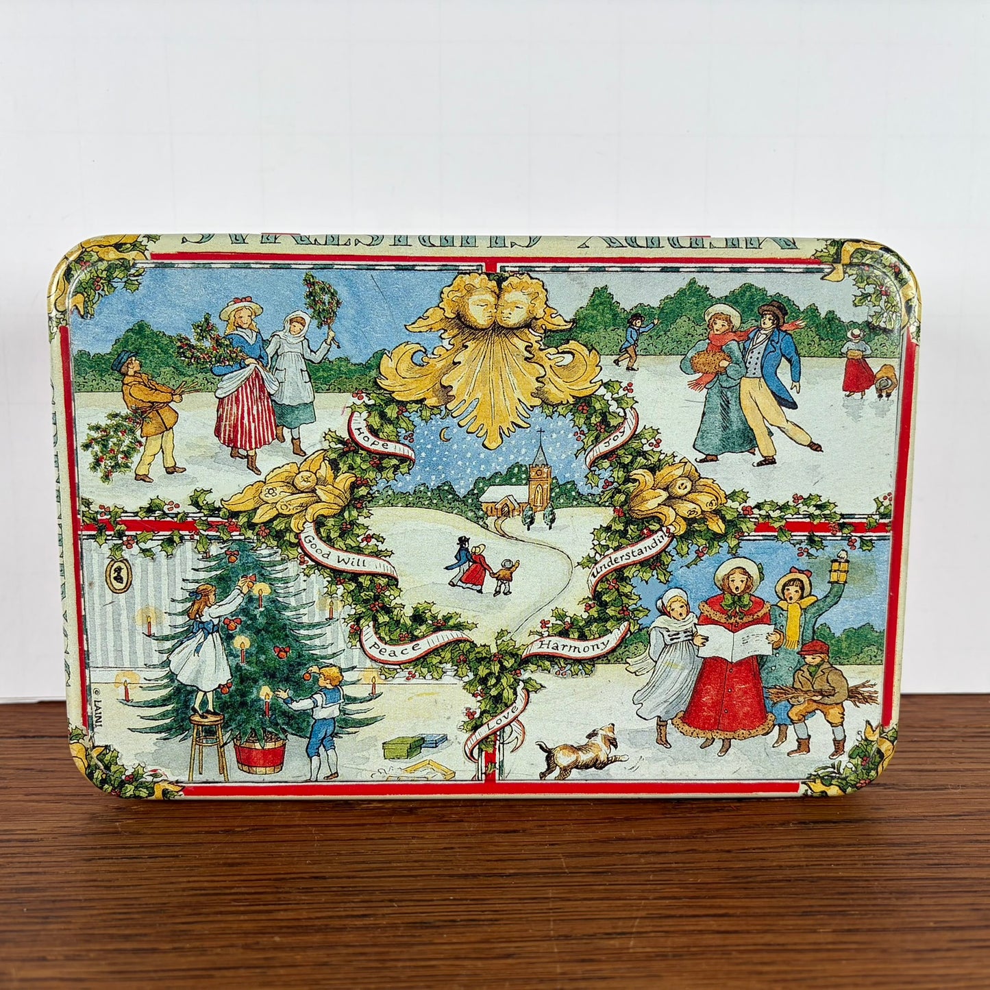 Vintage kerstblik Massily