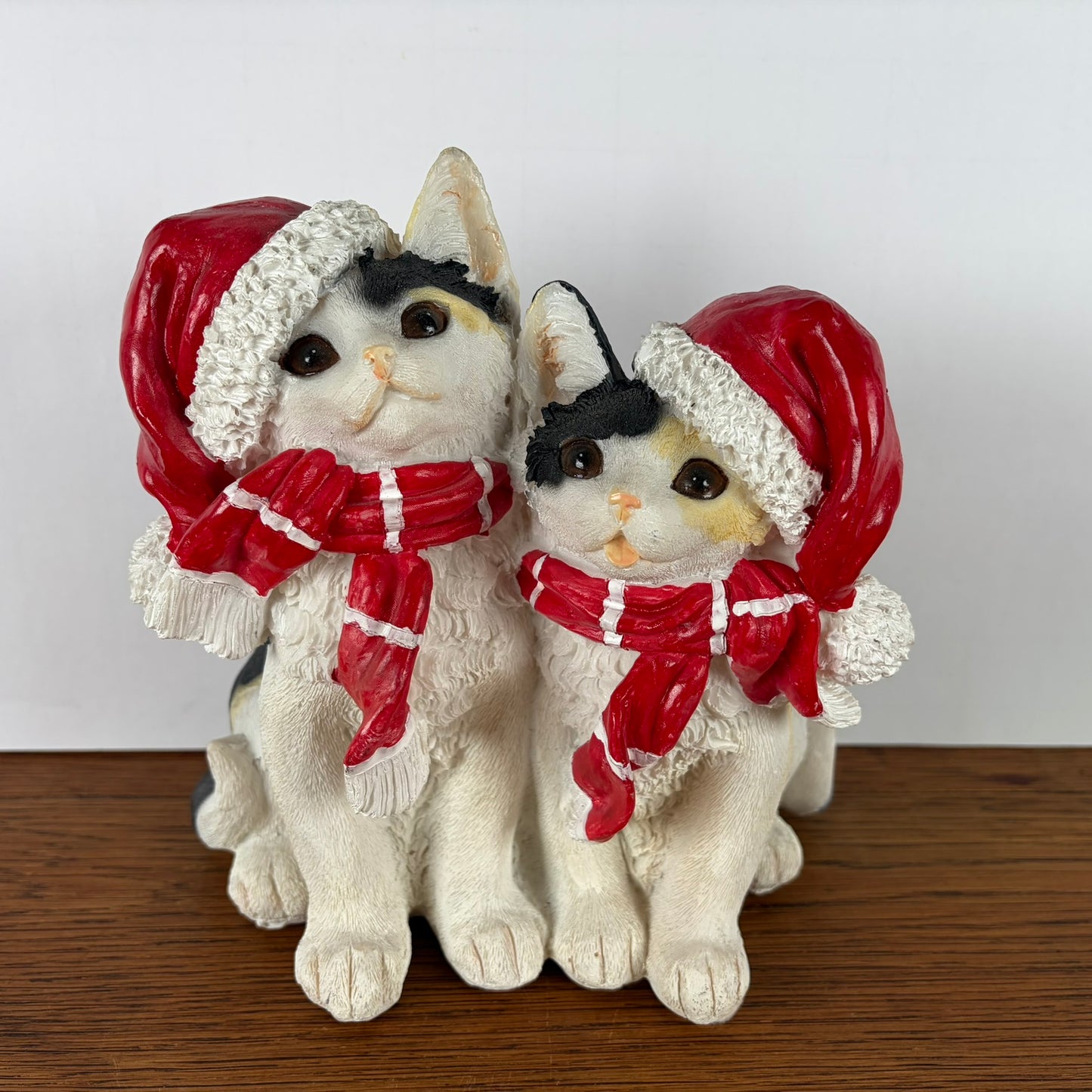 Kerst katten kunststof