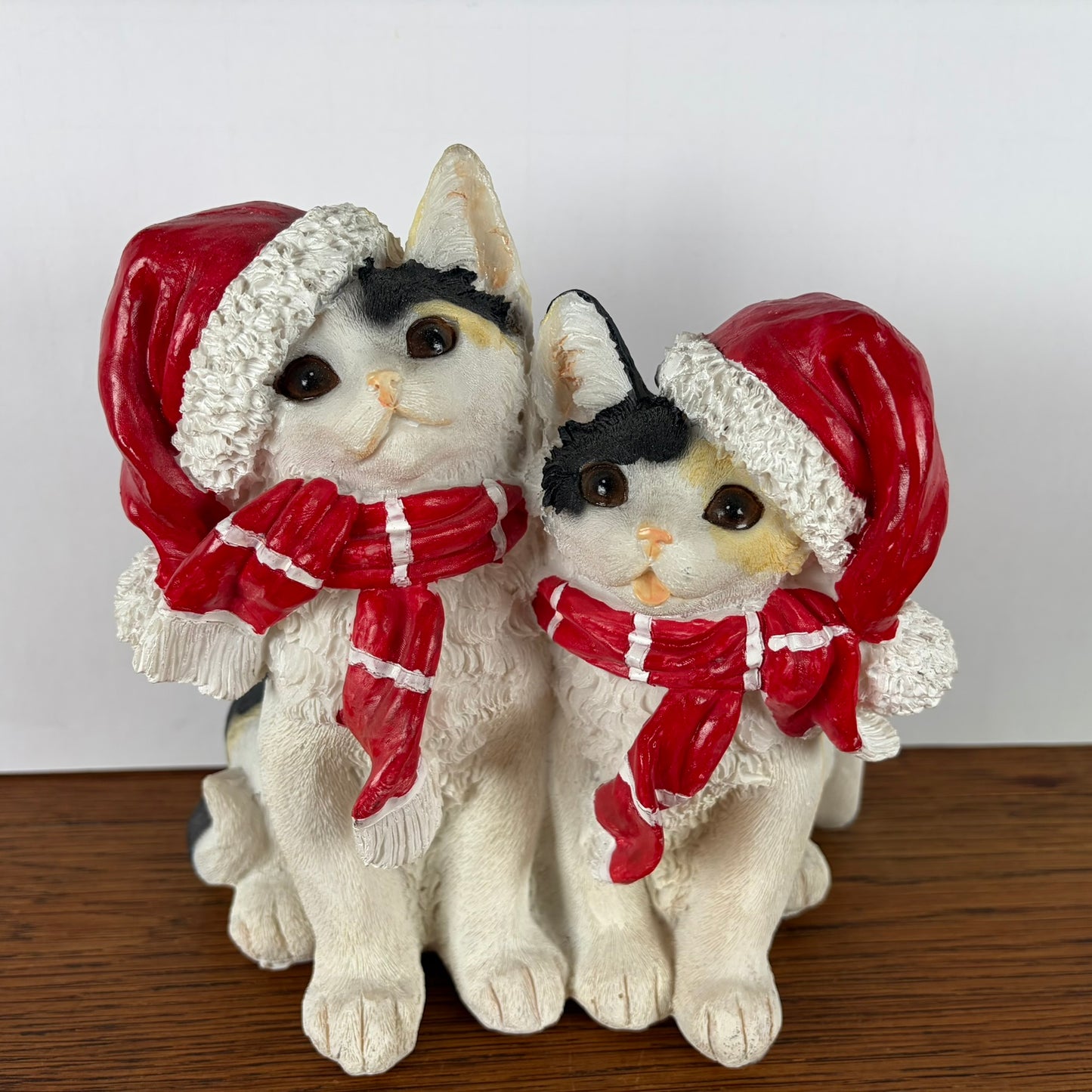 Kerst katten kunststof