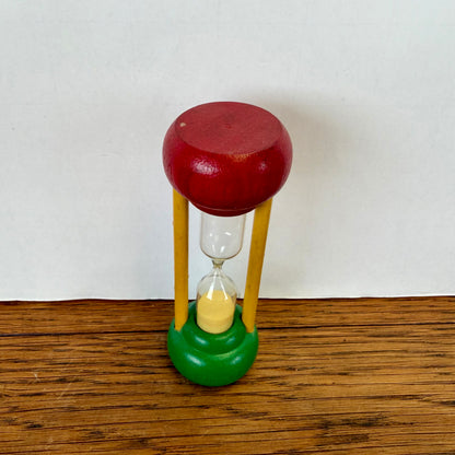 Vintage houten zandloper