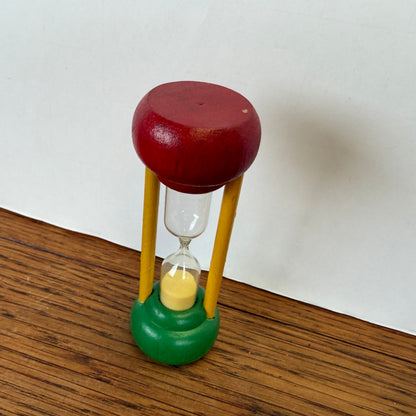 Vintage houten zandloper
