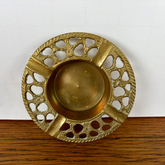 Vintage messing asbak