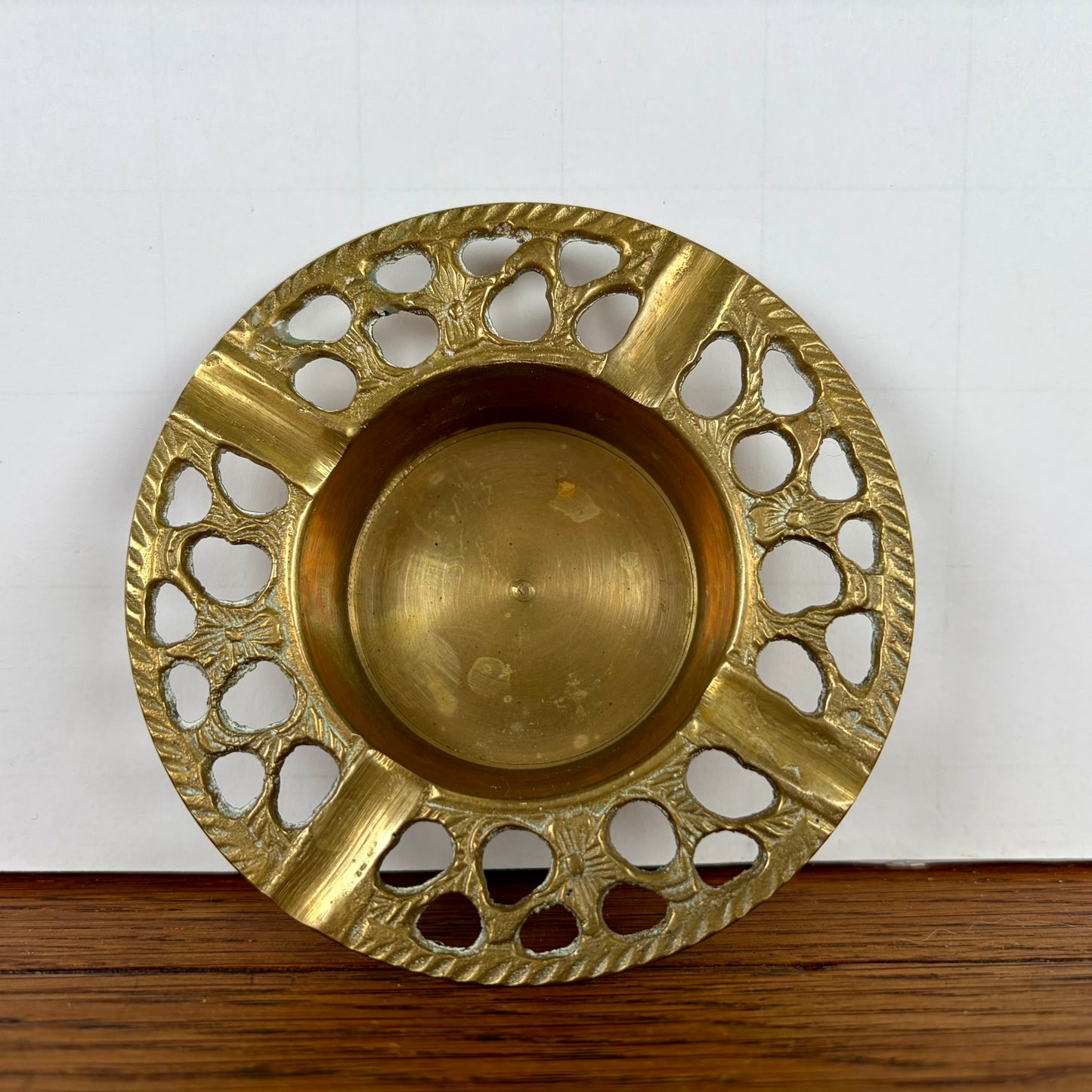 Vintage messing asbak