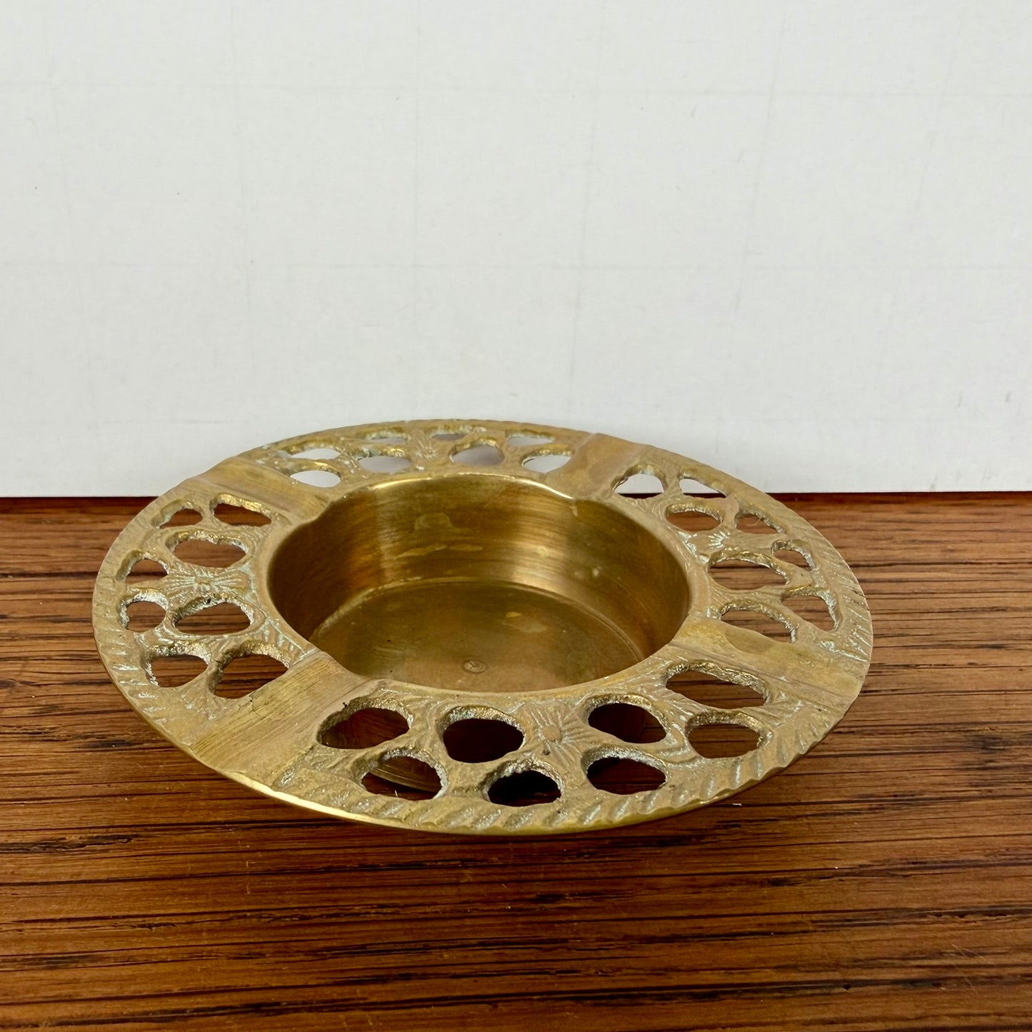 Vintage messing asbak