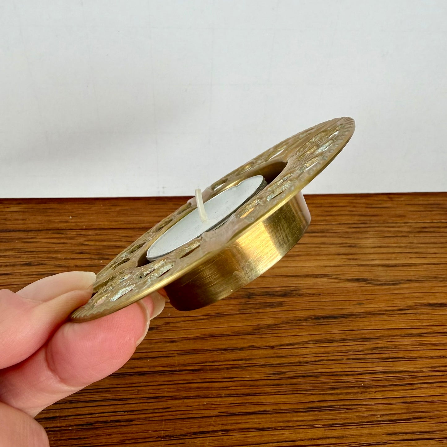 Vintage messing asbak