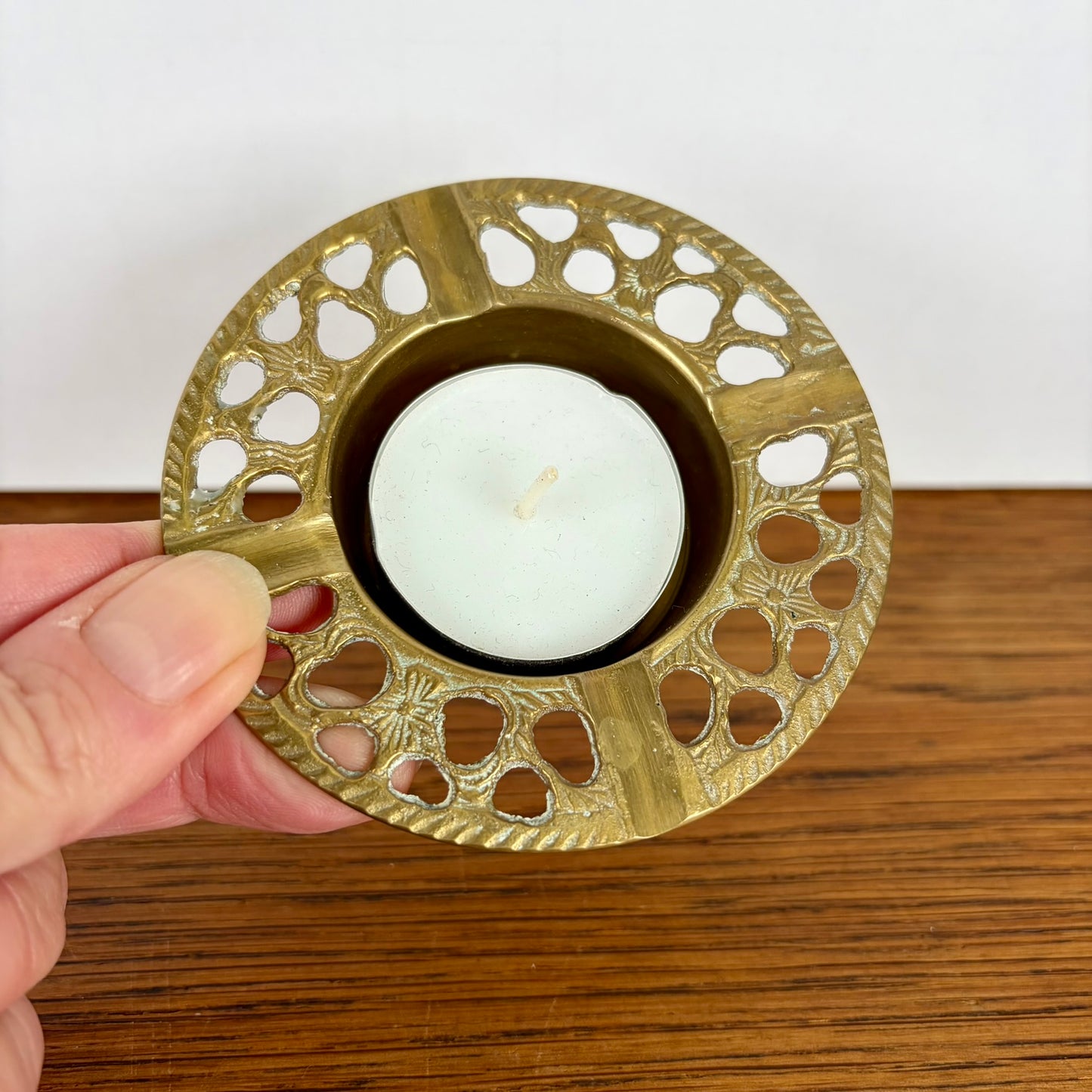 Vintage messing asbak