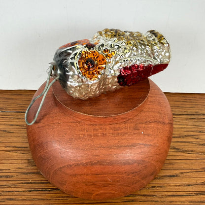 Vintage kerstbal uil
