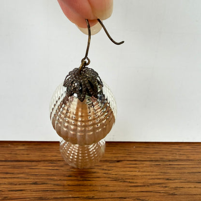 Vintage kerstbal dubbel