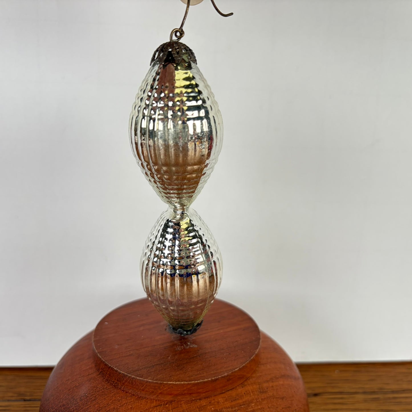 Vintage kerstbal dubbel