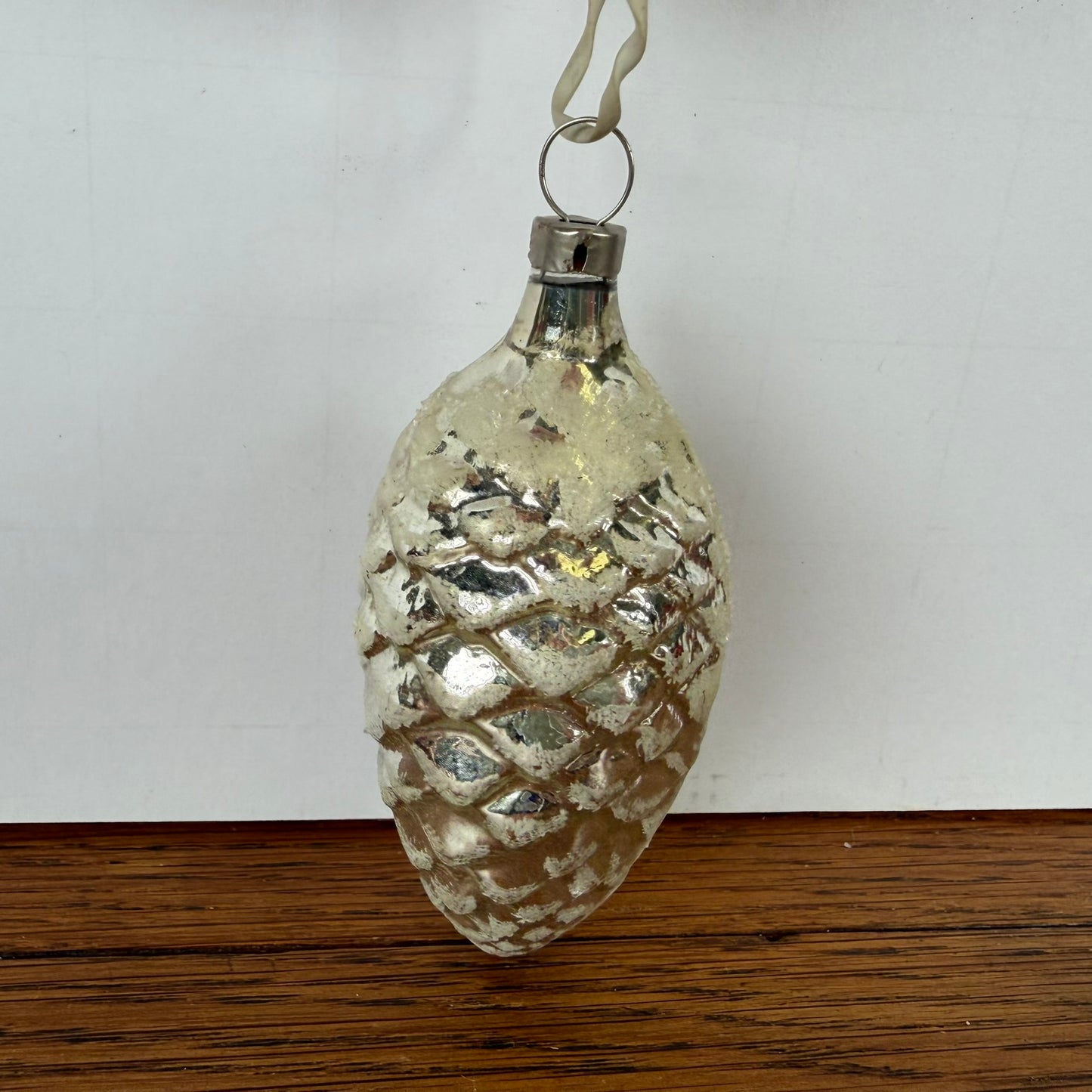 Vintage kerstbal dennenappel