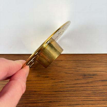 Vintage messing houder waxine lichtje