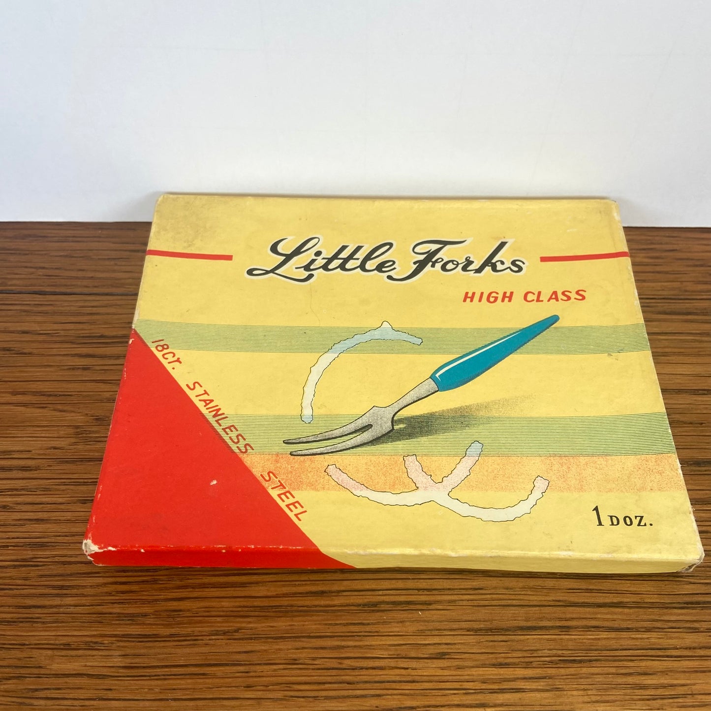Vintage cocktail vorkjes in doosje