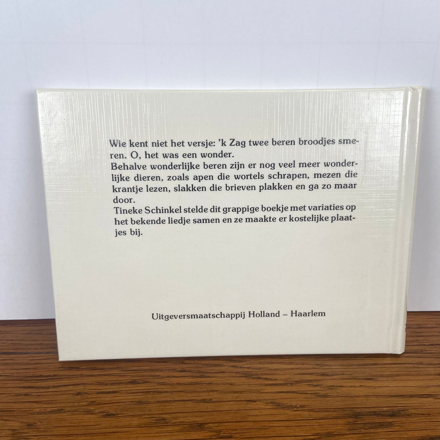 Boekje: 'k zag twee beren..