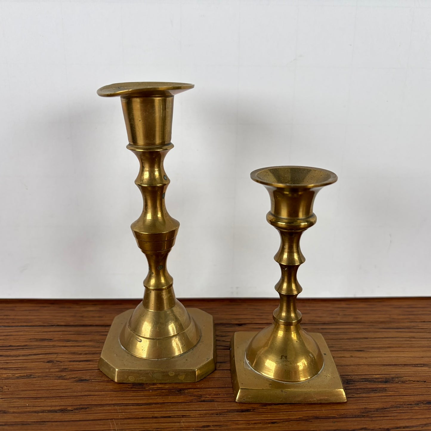 Vintage messing kandelaars