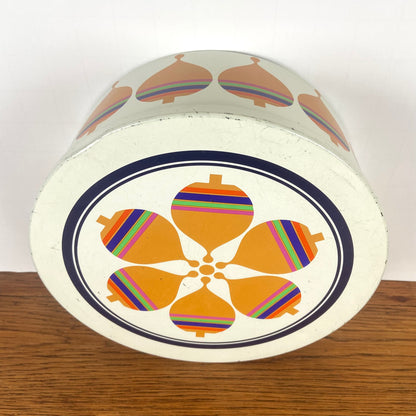 Vintage rond Simel blik
