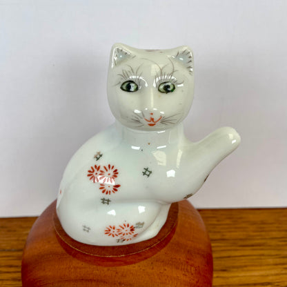 Vintage mini theepotje kat