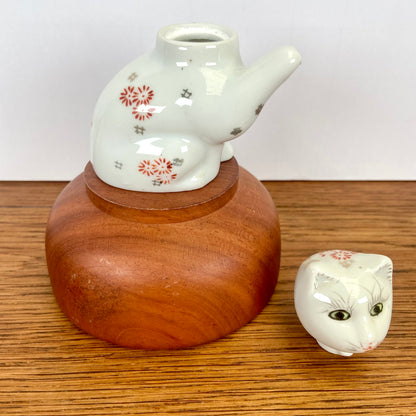 Vintage mini theepotje kat