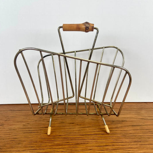 Vintage brievenhouder messing
