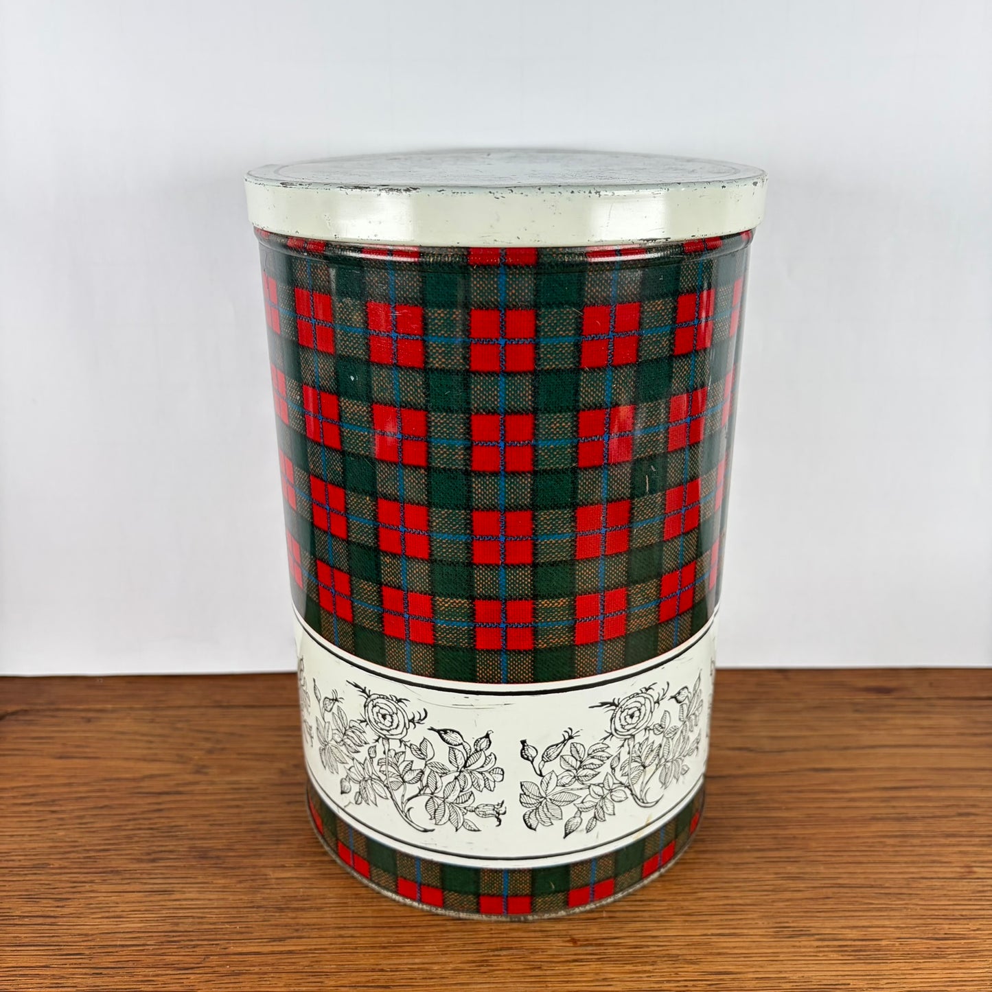 Vintage Tomado blik rood groen