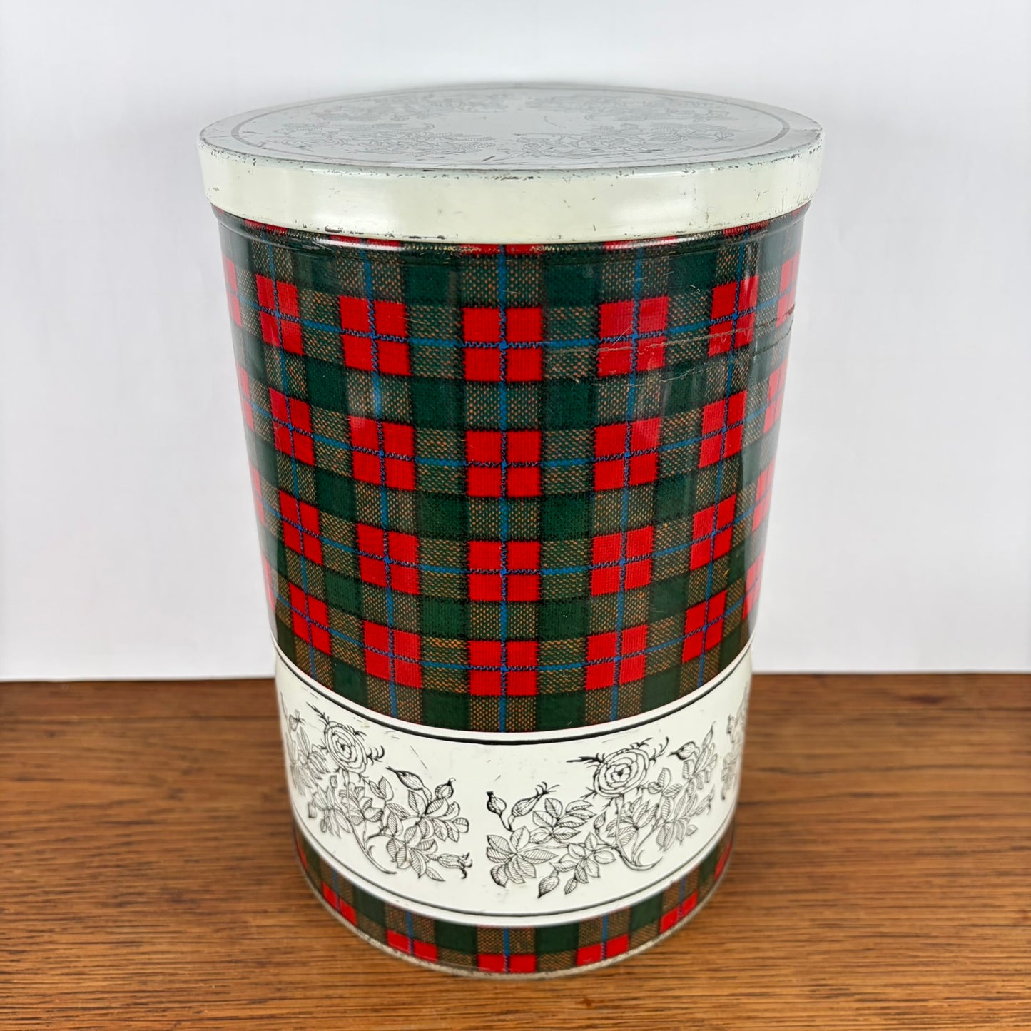 Vintage Tomado blik rood groen