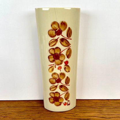 Vintage radiatorbakje bloemen bruin