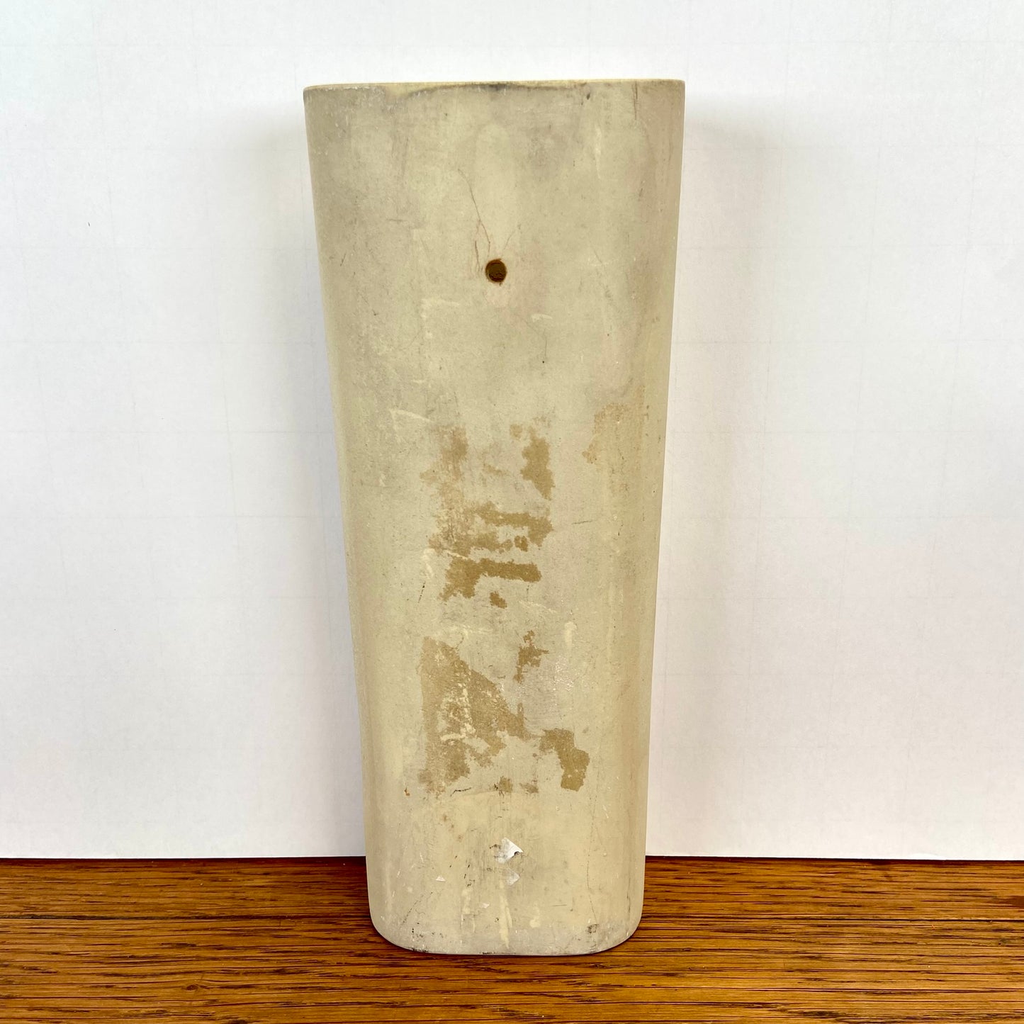 Vintage radiatorbakje bloemen bruin